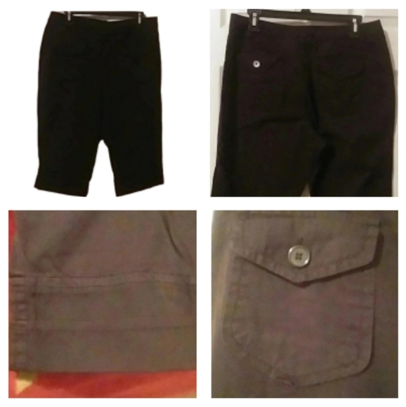 💙🌹 Black Bermuda shorts - Picture 1 of 11